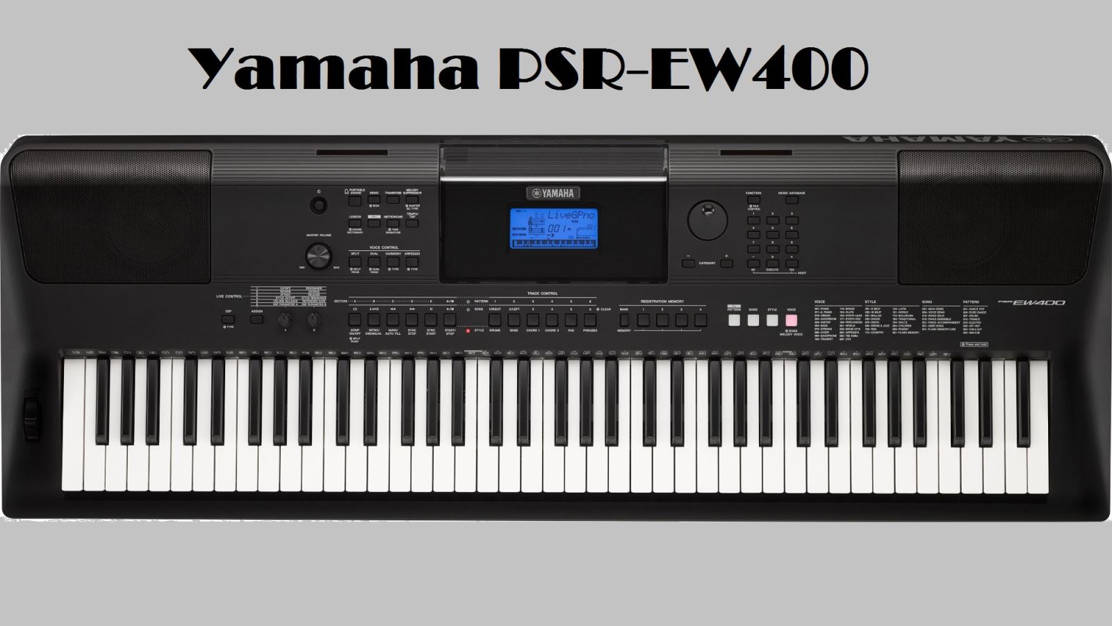 đánh giá nhanh Keyboard organ Yamaha PSR-EW400
