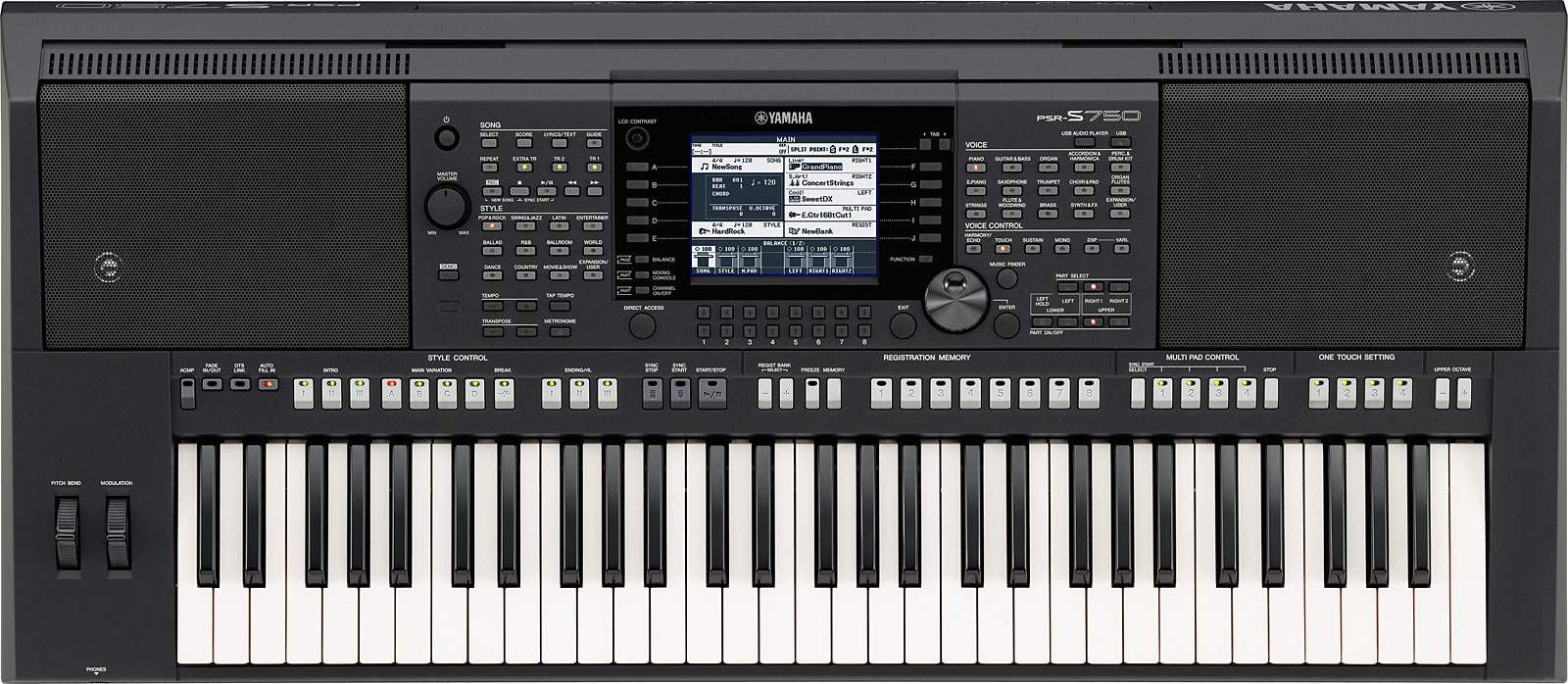 organ yamaha Psr s750